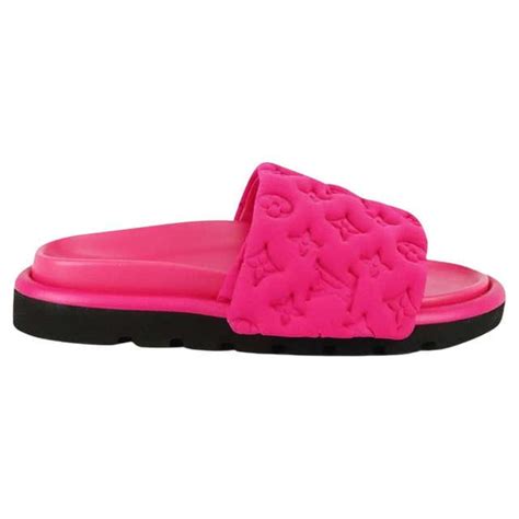 louis vuitton pink slides|louis vuitton slides pillow.